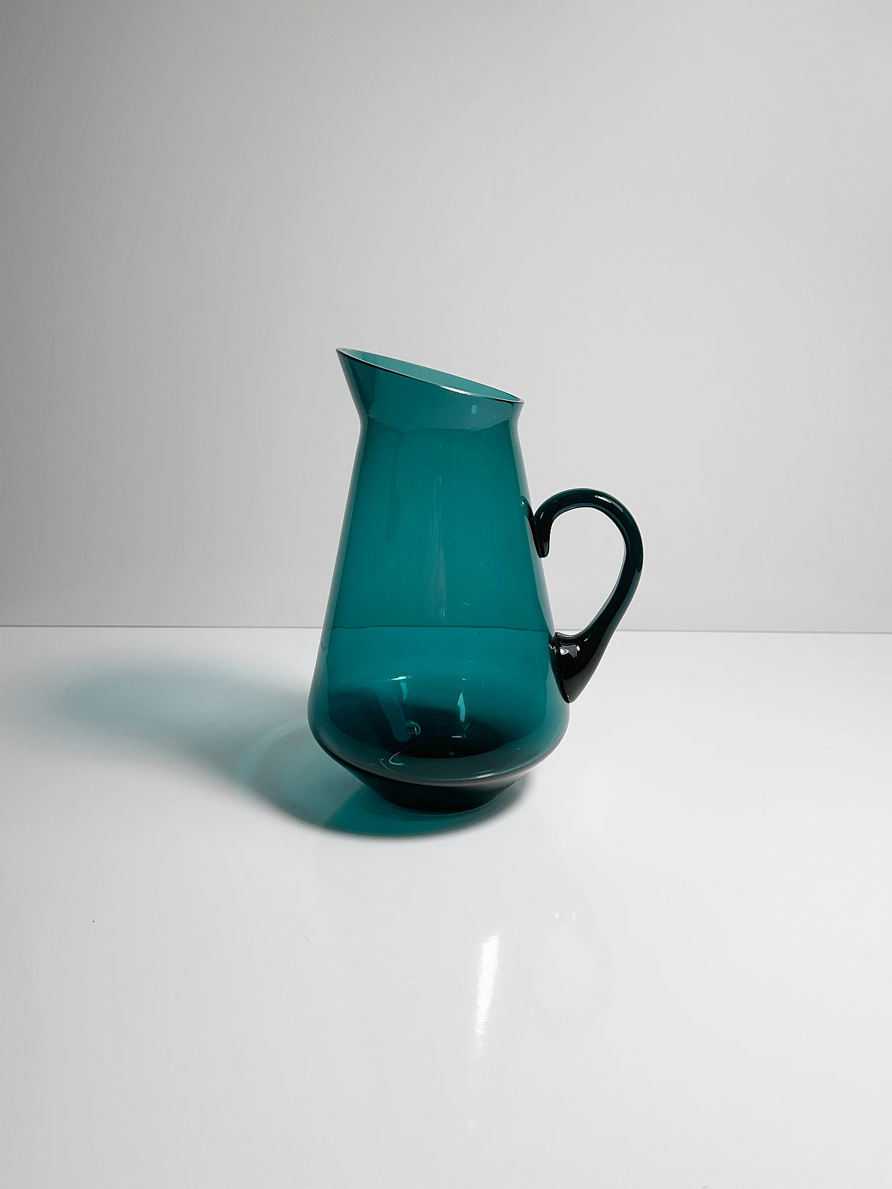 Carafe and 7 glasses by Kaj Franck for Nuutajärvi Finland, 60s 1