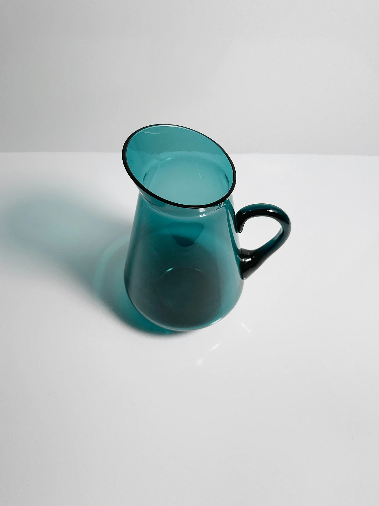 Carafe and 7 glasses by Kaj Franck for Nuutajärvi Finland, 60s 2