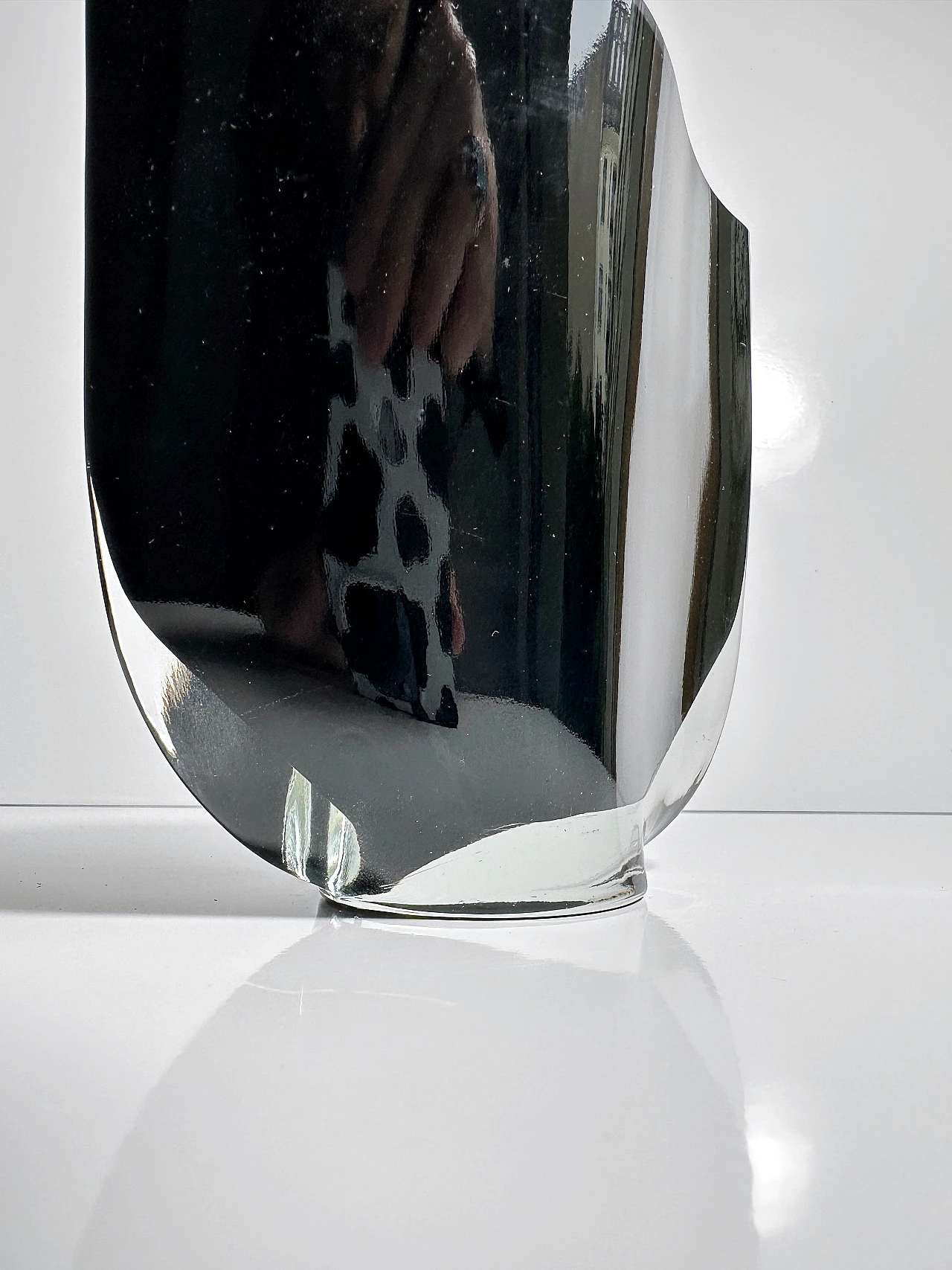 Finnish Glass Vase by Kaj Franck for Nuutajärvi Notjö 3