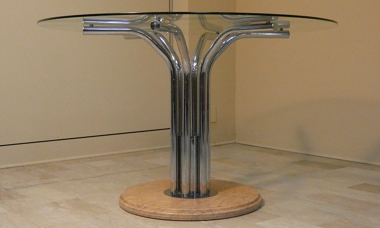 Dining table attributed to Giotto Stoppino, 1970s 2