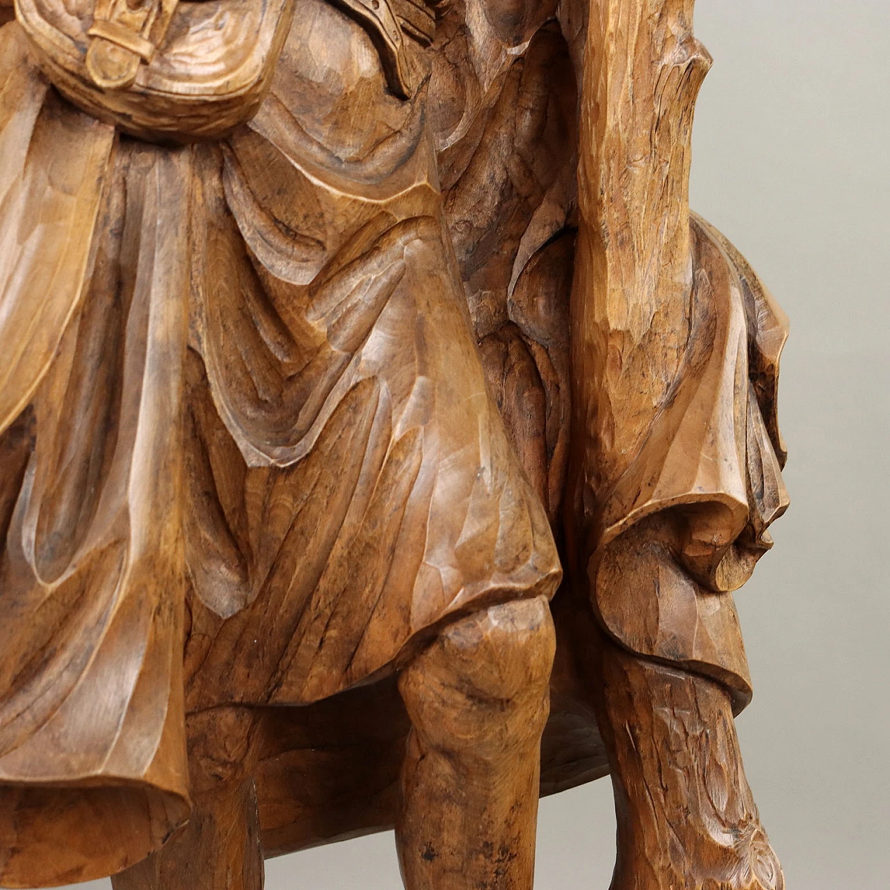 Lime tree wooden sculpture depicting St. Christopher 5