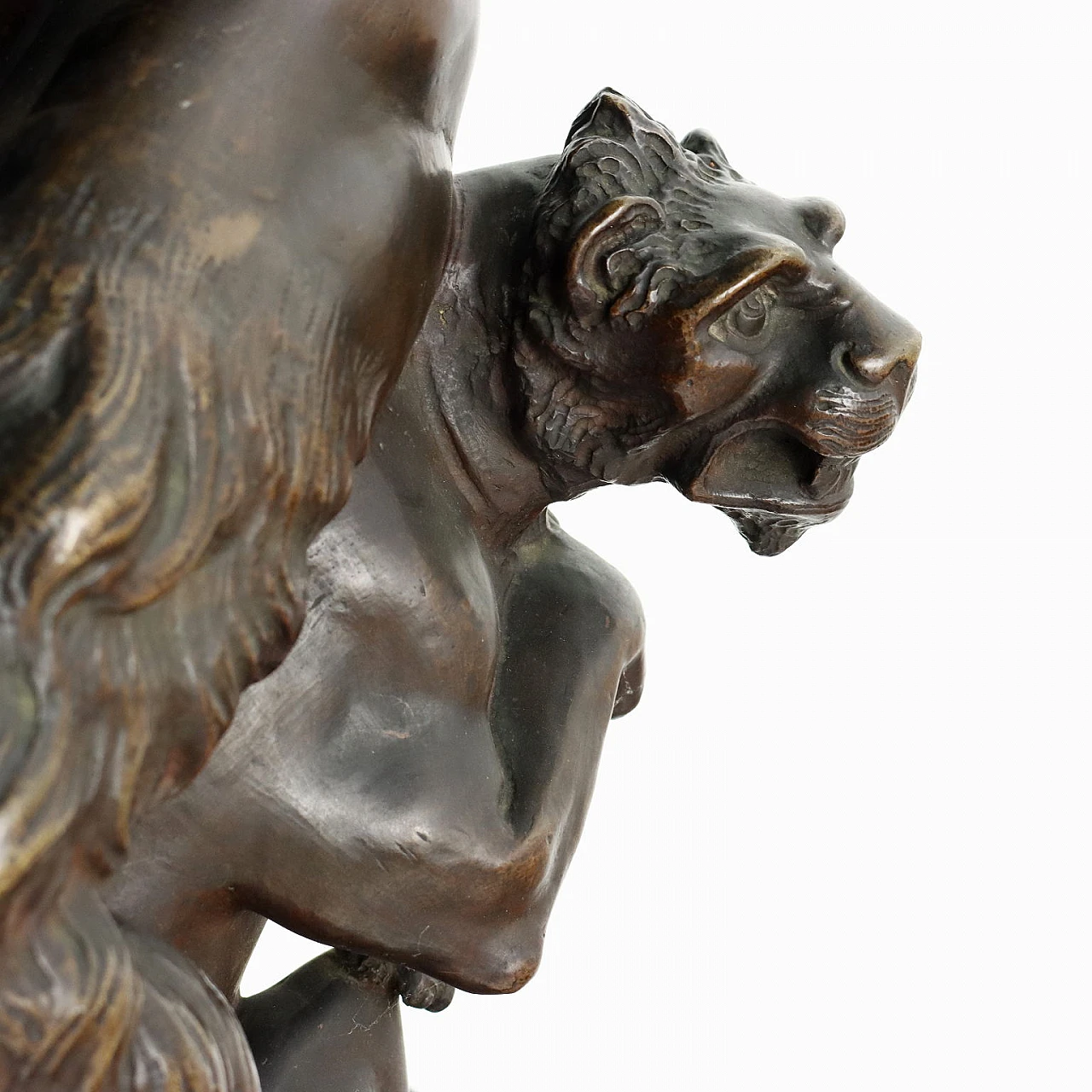 Antonio Pandiani, Faun, bronze sculpture, early 20th century 10