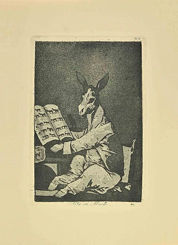 Francisco Josè de Goya y Lucientes, Asta Su Abuelo, Acquaforte acquatinta puntasecca '800