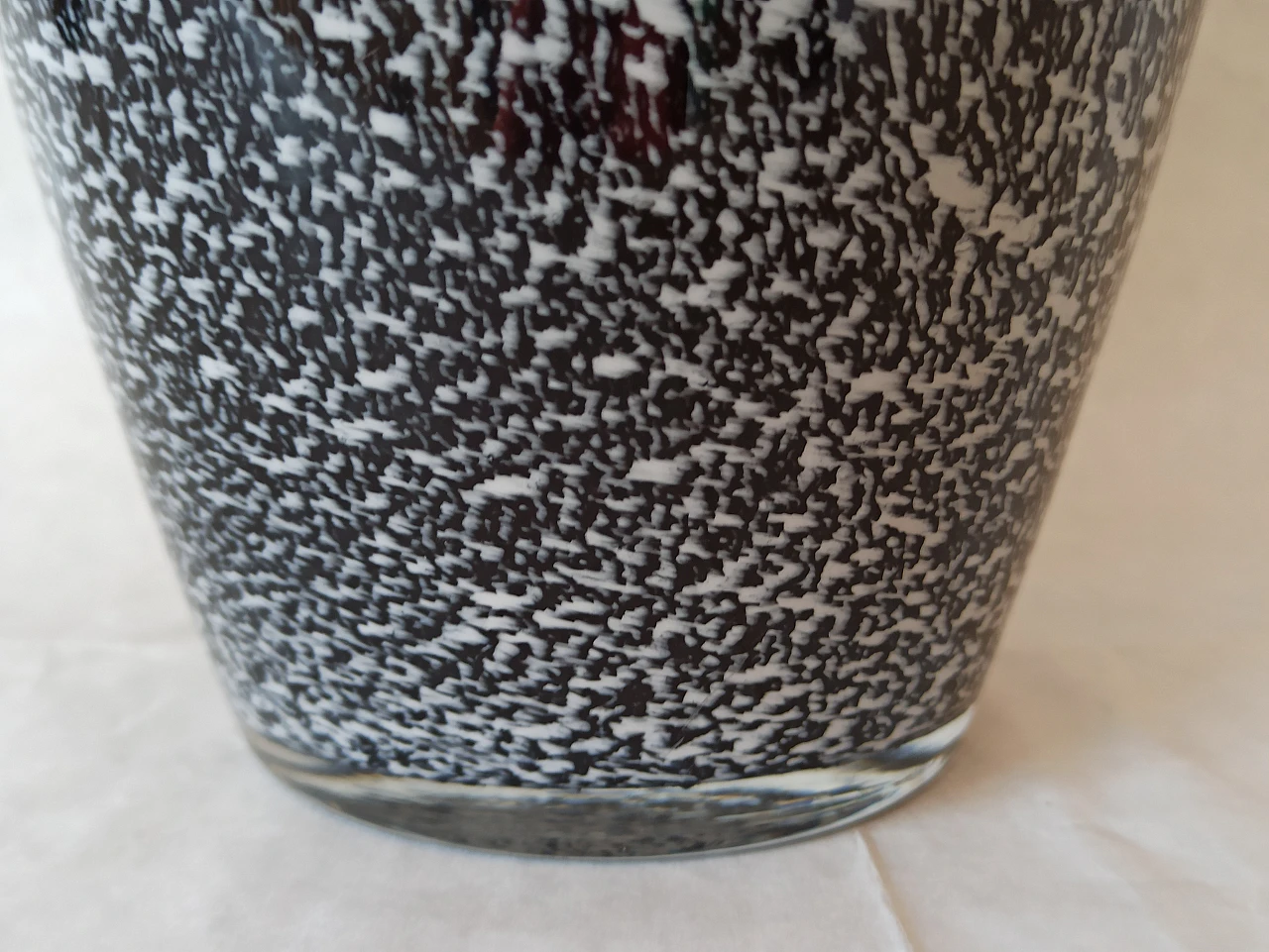 Vaso in vetro di Murano anni '70 9