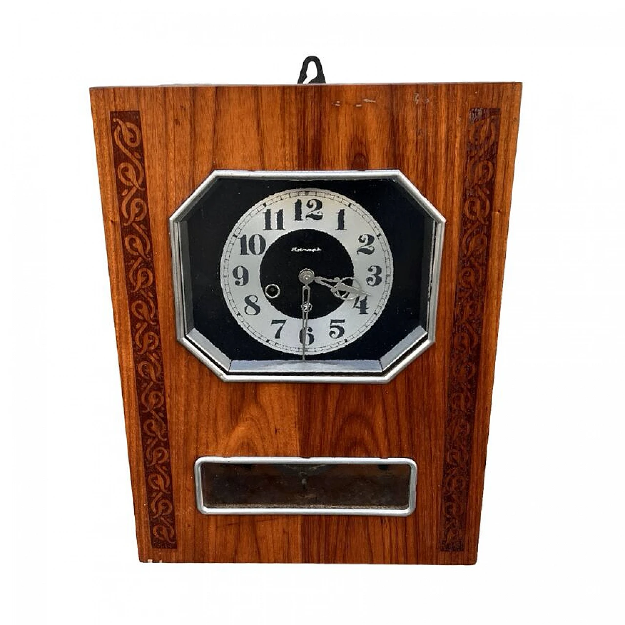 Wall clock with pendulum by Yantar USSR, 1950s 9