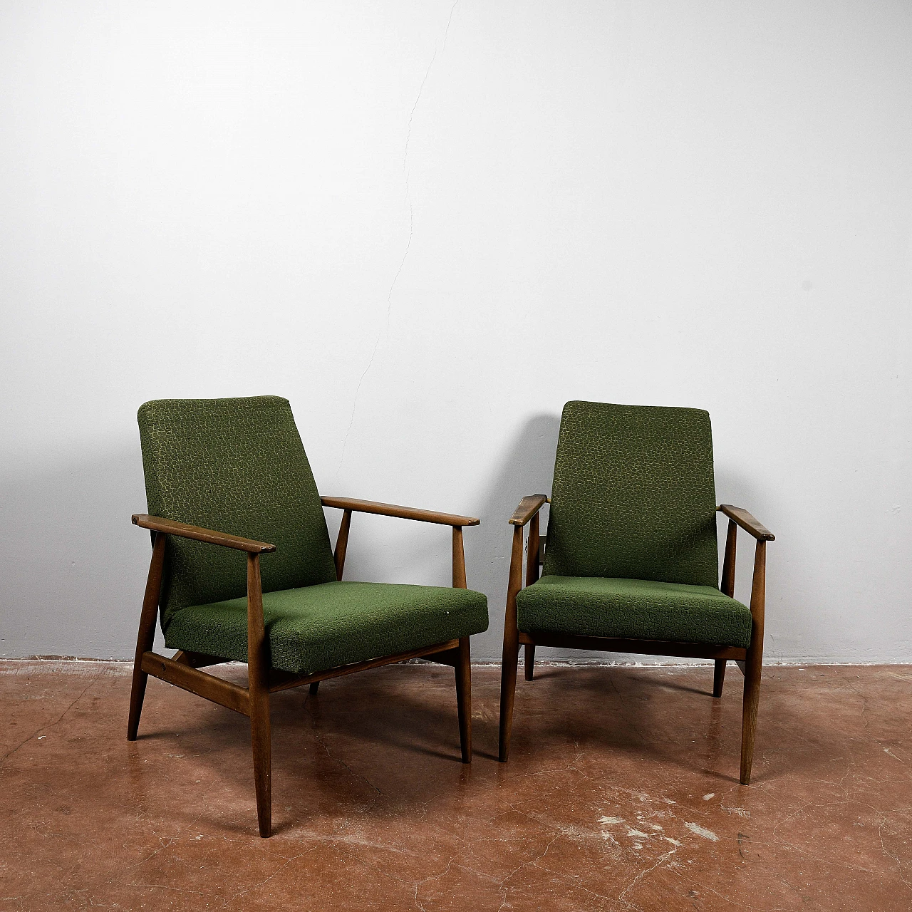 Pair of armchairs in the style of Grete Jalk, 1950s 1