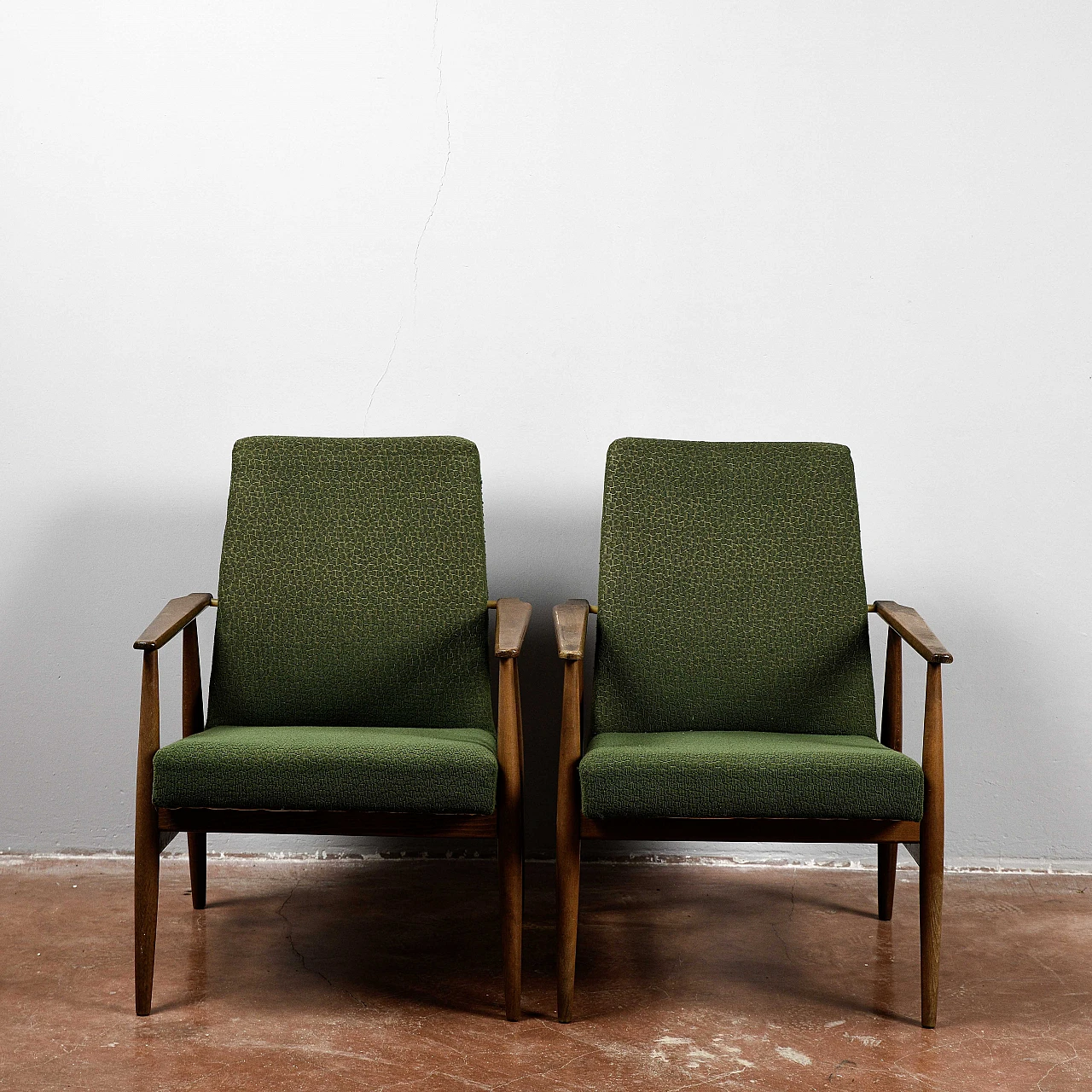 Pair of armchairs in the style of Grete Jalk, 1950s 2