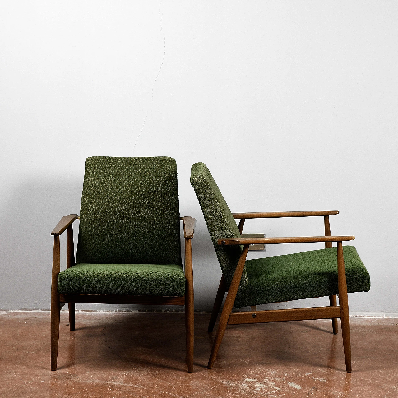 Pair of armchairs in the style of Grete Jalk, 1950s 3