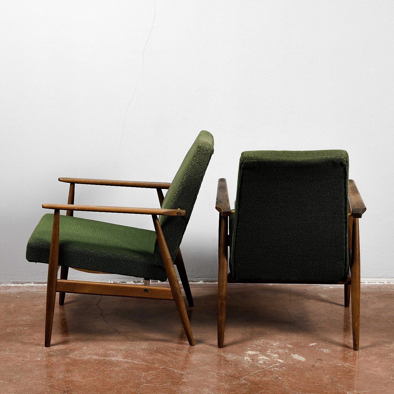 Pair of armchairs in the style of Grete Jalk, 1950s 4