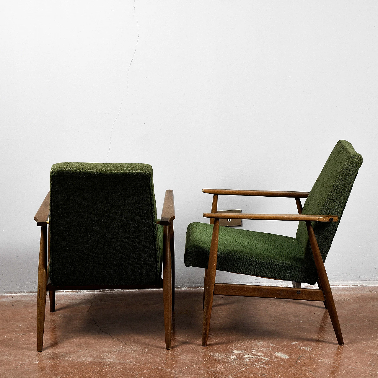 Pair of armchairs in the style of Grete Jalk, 1950s 5