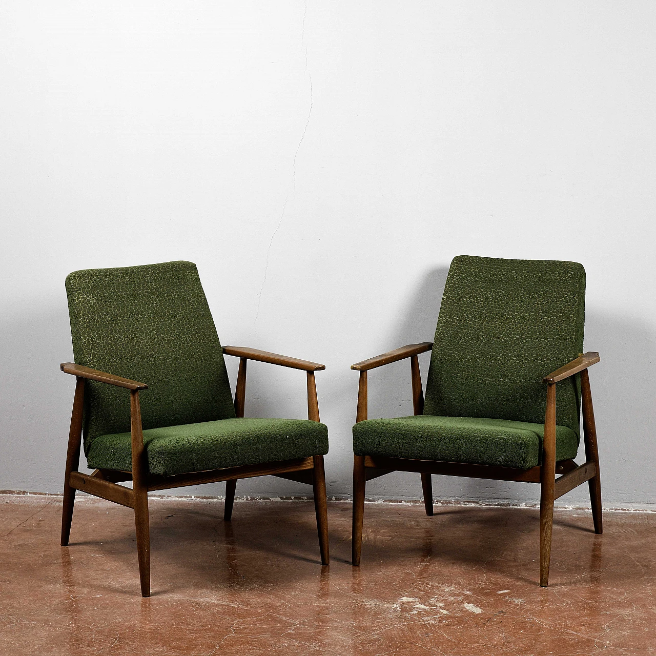 Pair of armchairs in the style of Grete Jalk, 1950s 7