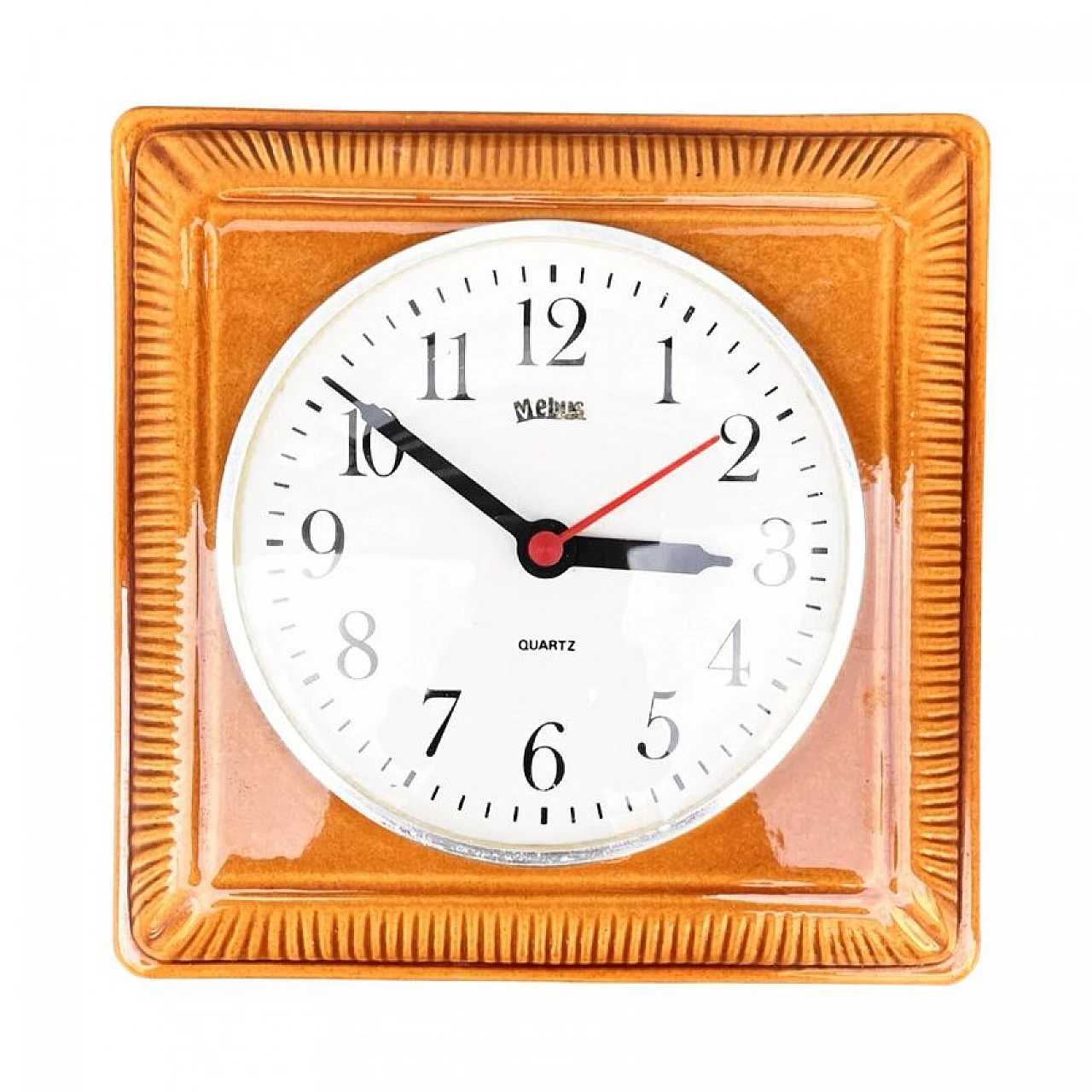 Mebus ceramic wall clock, 1970s 1