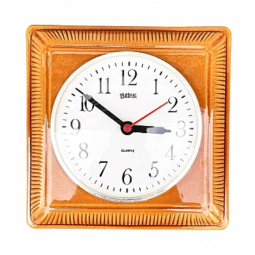 Mebus ceramic wall clock, 1970s