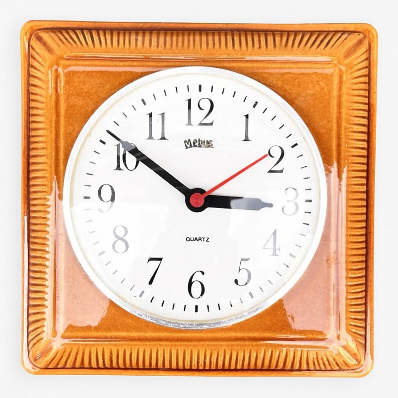 Mebus ceramic wall clock, 1970s 4