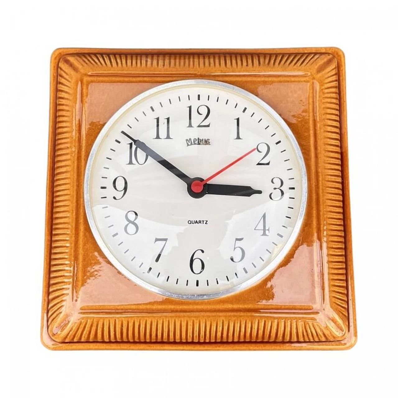 Mebus ceramic wall clock, 1970s 10