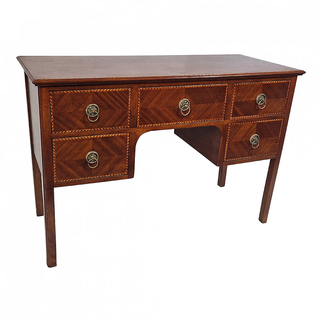 Louis XI style Wooden desk with inlay, '800 3