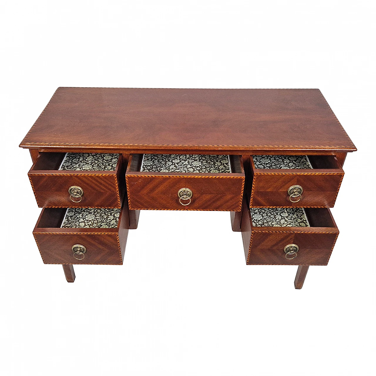 Louis XI style Wooden desk with inlay, '800 8