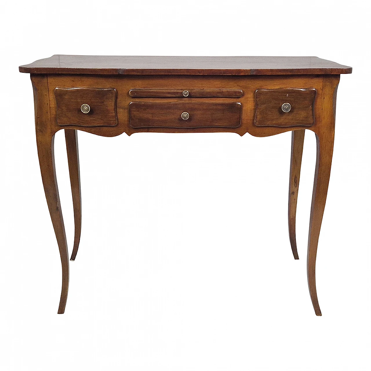 Small Louis XV wooden desk with moved legs, 19th century 3