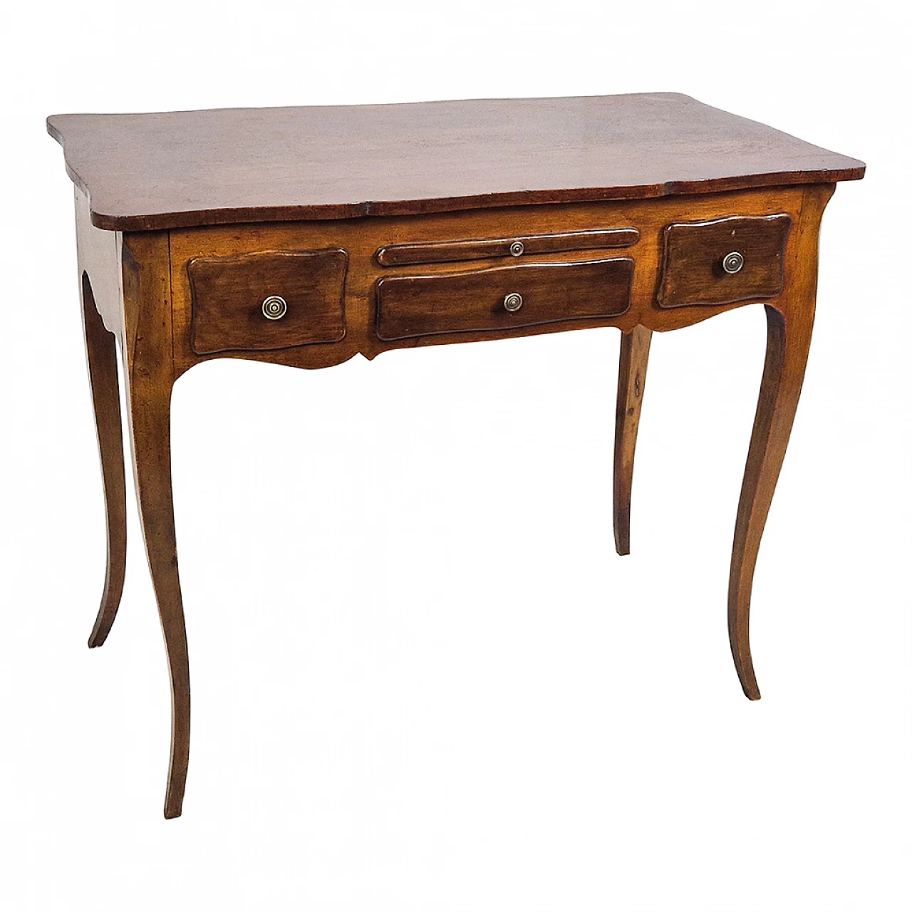 Small Louis XV wooden desk with moved legs, 19th century 9