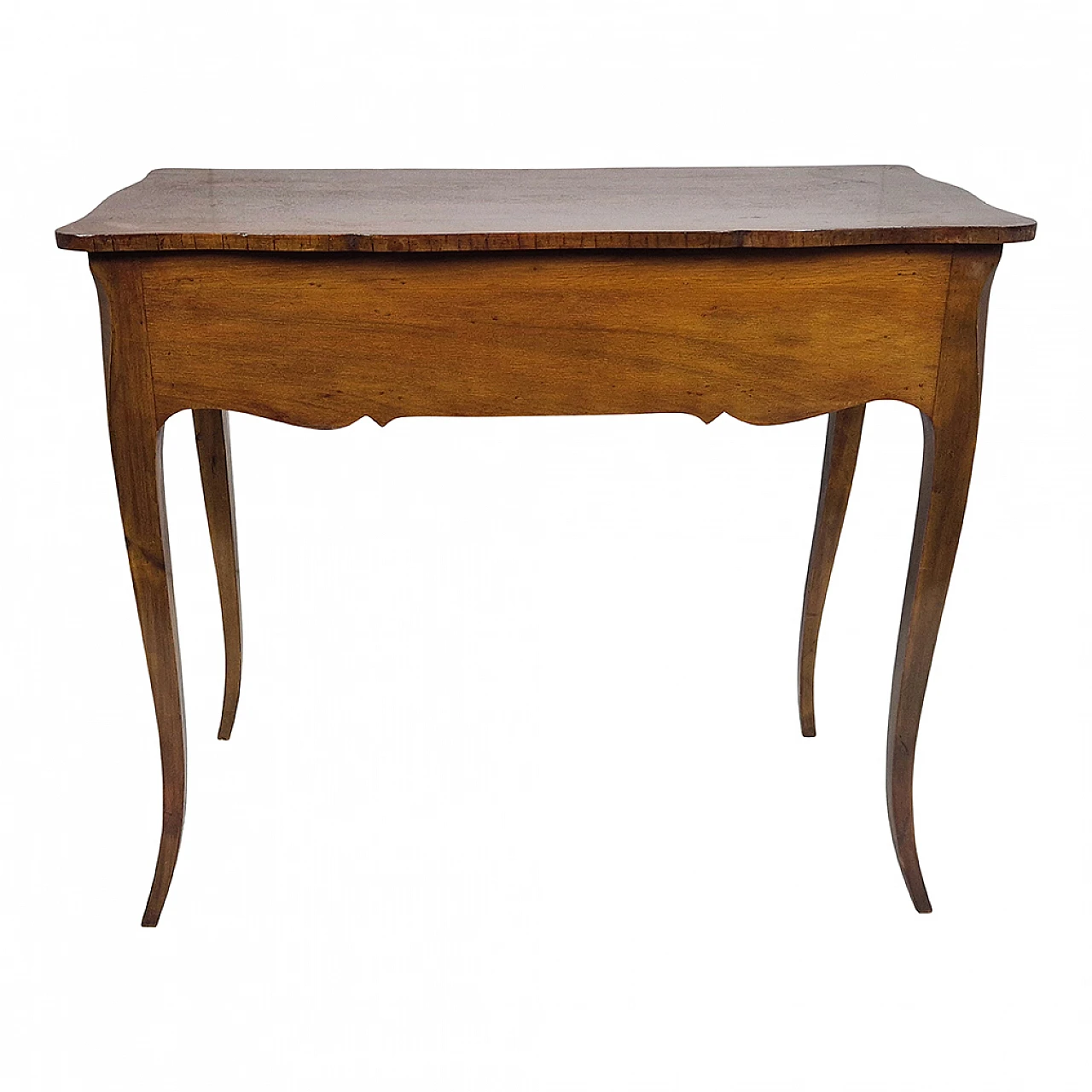 Small Louis XV wooden desk with moved legs, 19th century 19