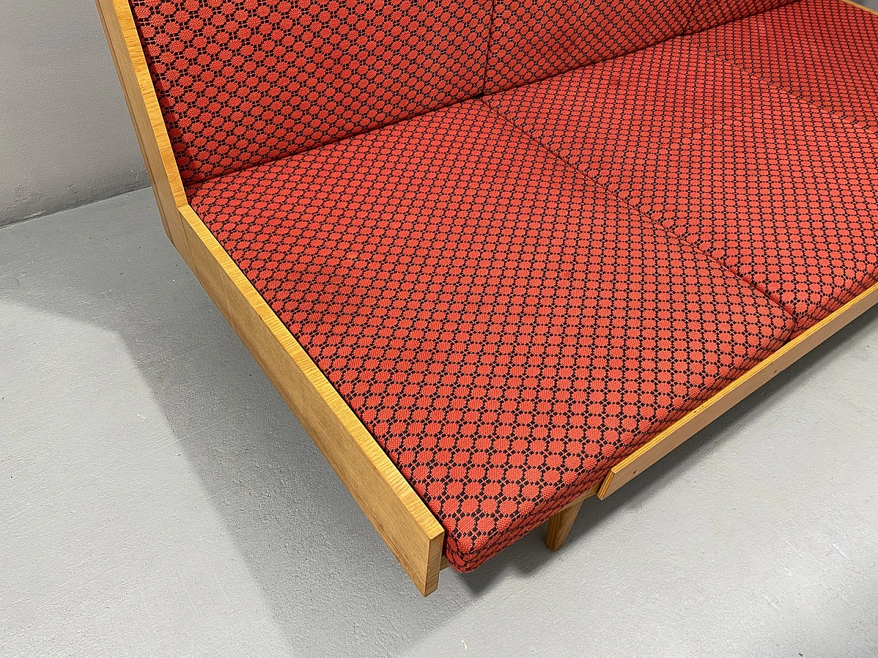 Midcentury Folding Sofabed by Drevotvar, 1970s, Czechoslovakia 6