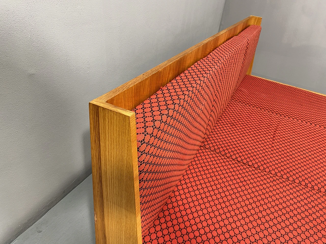 Midcentury Folding Sofabed by Drevotvar, 1970s, Czechoslovakia 9