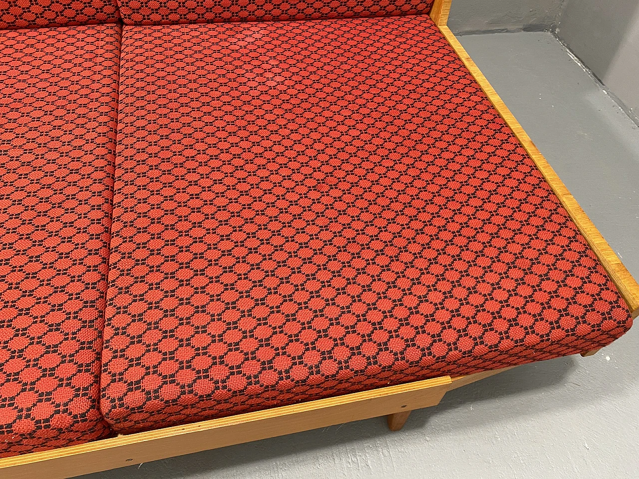 Midcentury Folding Sofabed by Drevotvar, 1970s, Czechoslovakia 13