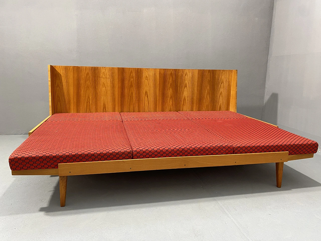 Midcentury Folding Sofabed by Drevotvar, 1970s, Czechoslovakia 15