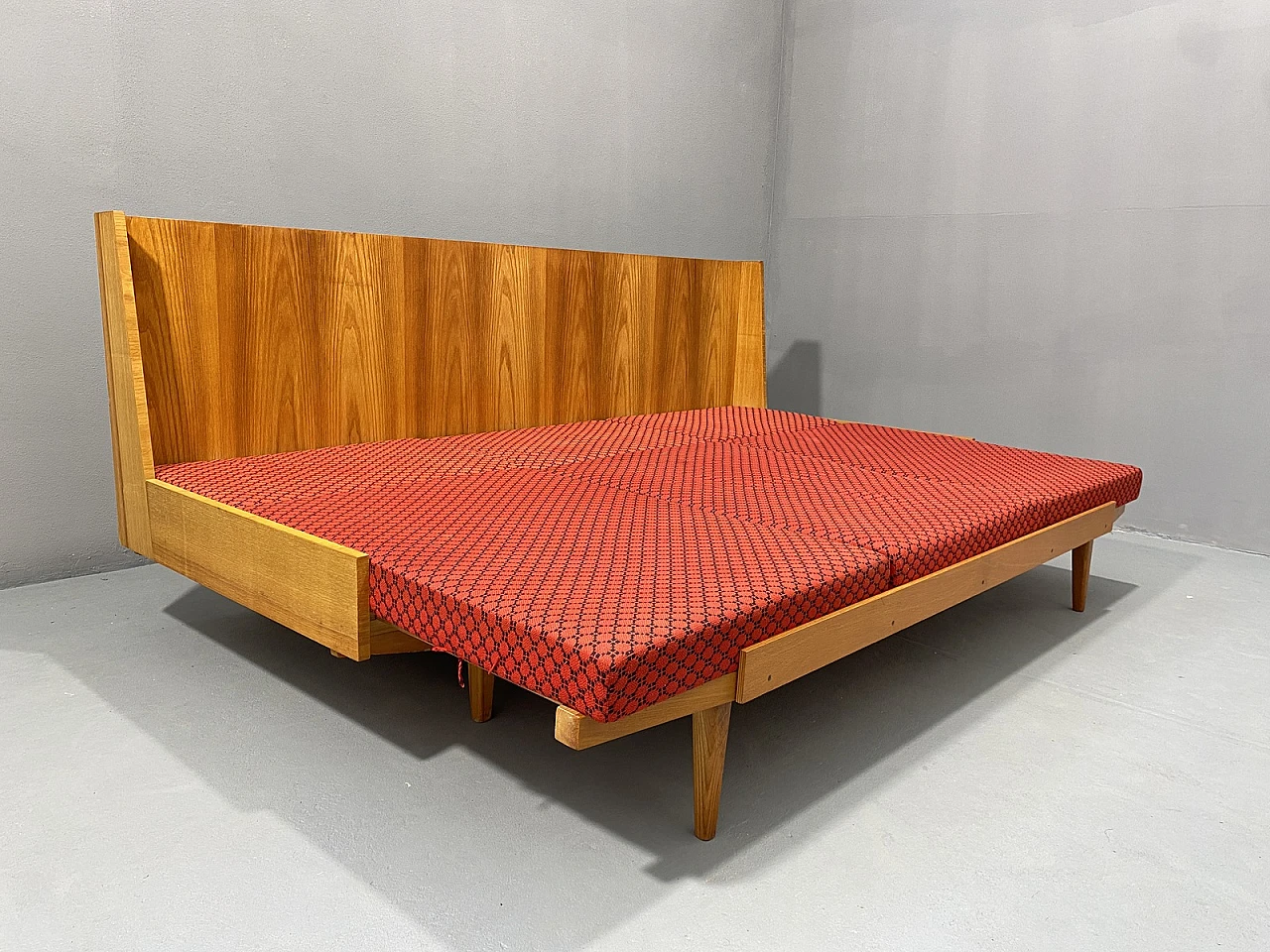 Midcentury Folding Sofabed by Drevotvar, 1970s, Czechoslovakia 18