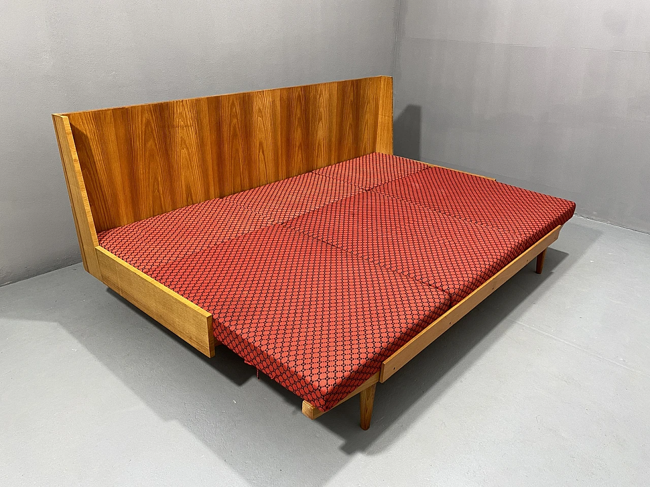 Midcentury Folding Sofabed by Drevotvar, 1970s, Czechoslovakia 19