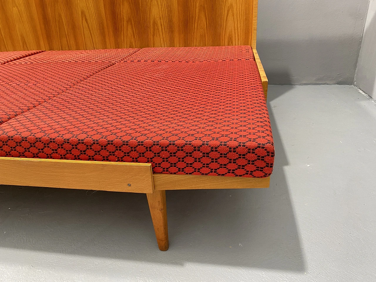 Midcentury Folding Sofabed by Drevotvar, 1970s, Czechoslovakia 24