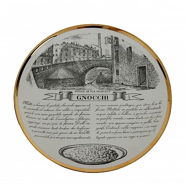 Specialità Milanesi plate by Piero Fornasetti, 1960s