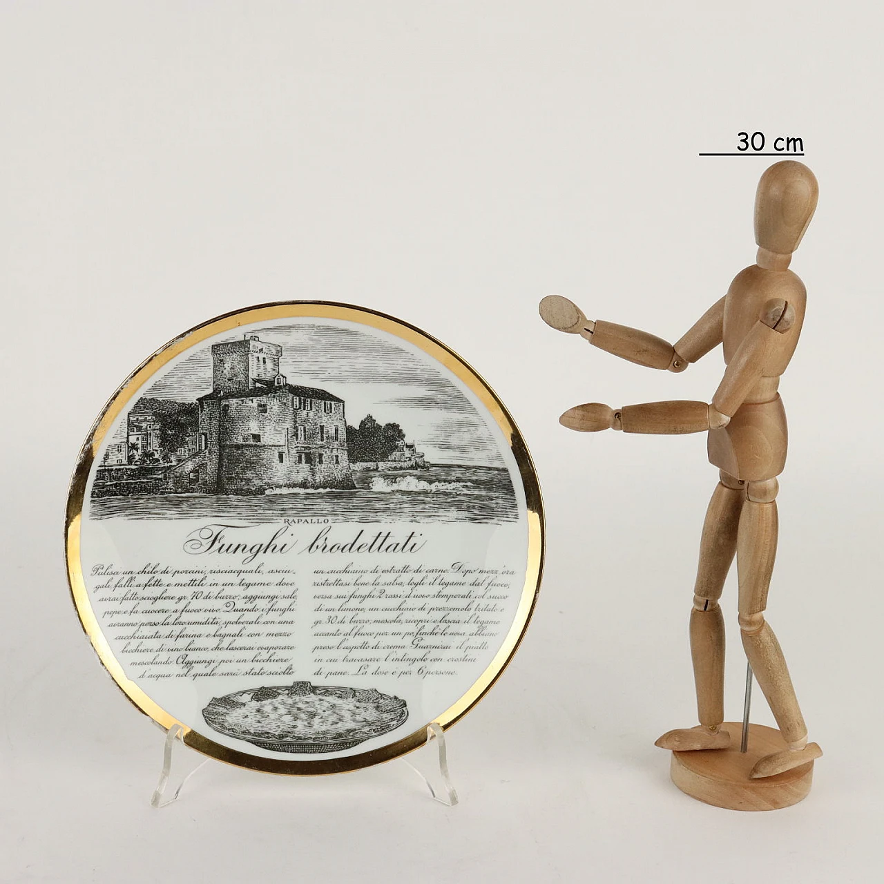 Specialità Liguri plate by Piero Fornasetti, 1960s 2