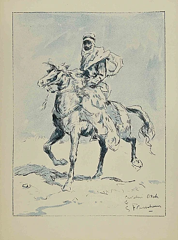 Gustave Flasschoen, Rider, Drawing 2000s