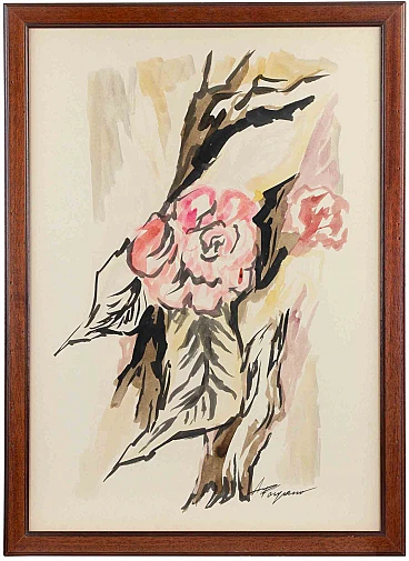 Unknown, Flowers, Watercolour 2000s