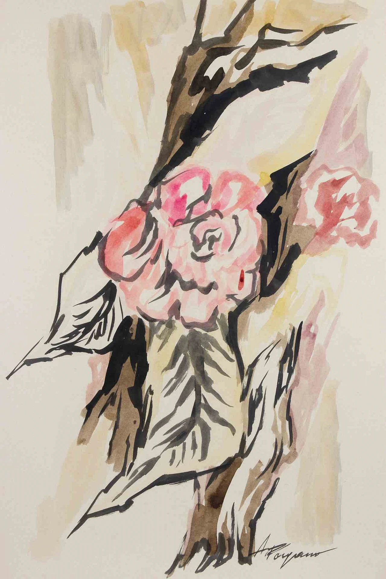 Unknown, Flowers, Watercolour 2000s 2