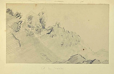 Joseph Alexandre Colin, Landscape, Drawing 2000s