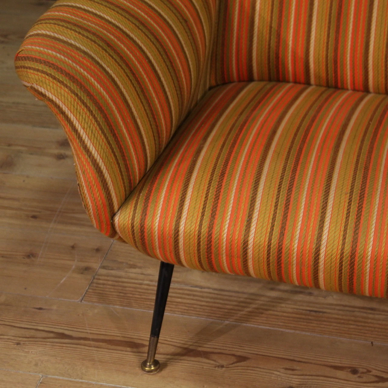 Sofa by Gigi Radice orange, 60s 7