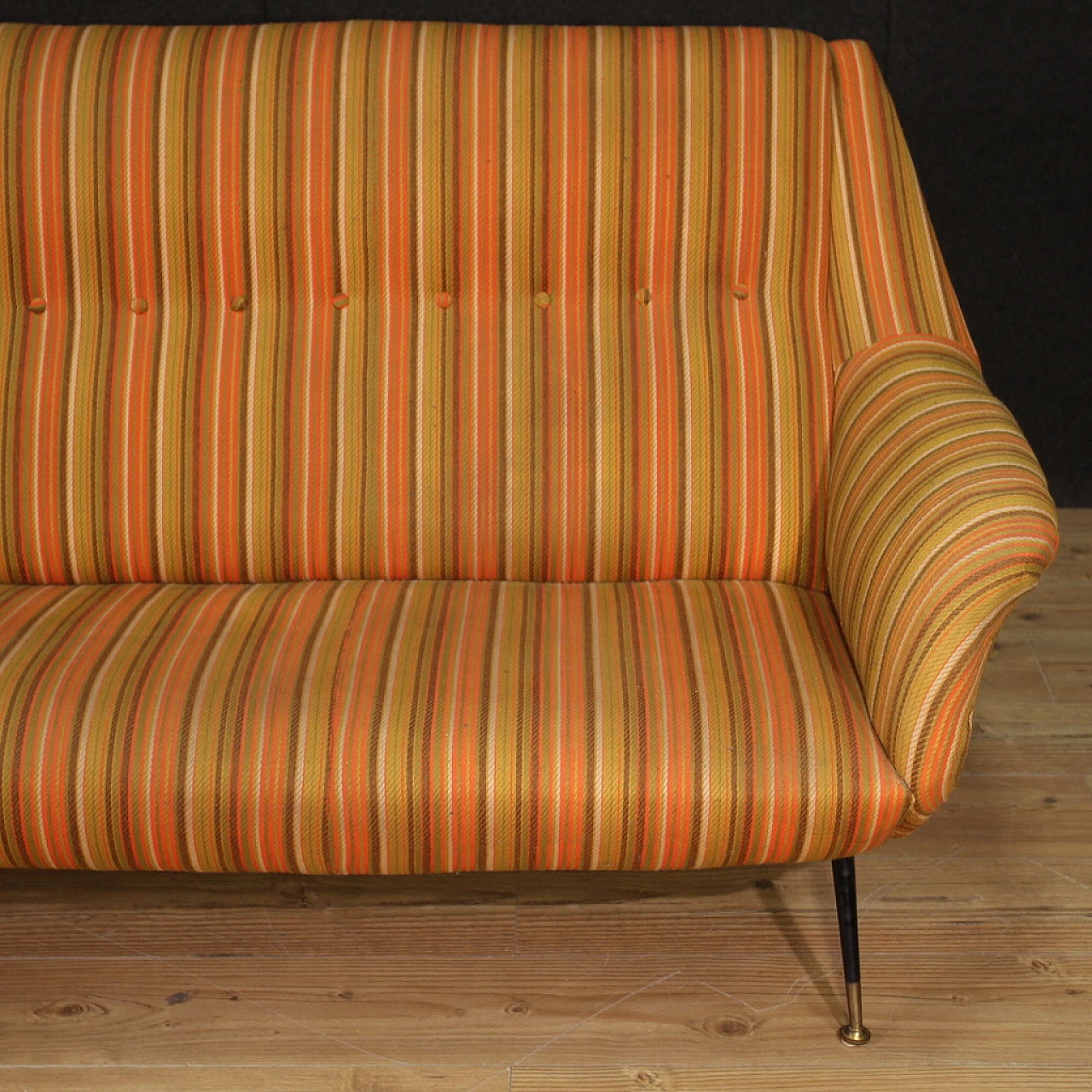 Sofa by Gigi Radice orange, 60s 8