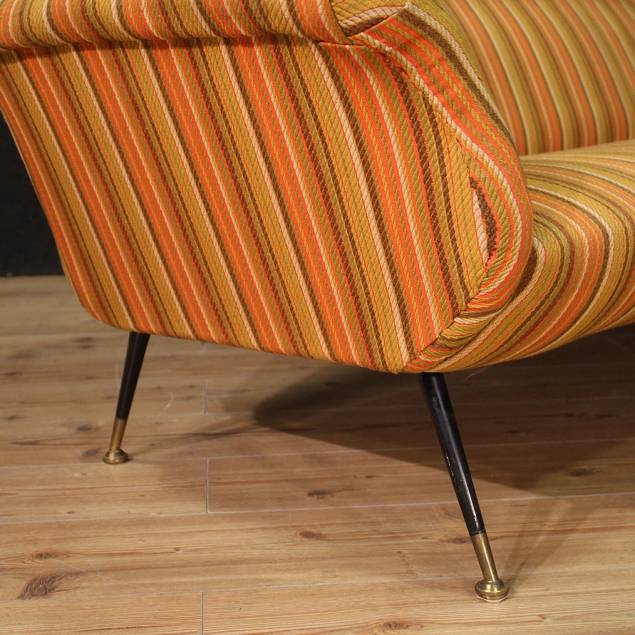 Sofa by Gigi Radice orange, 60s 10