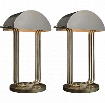 Pair of lamps by Marcel Breuer for the Paris Expo, 1925