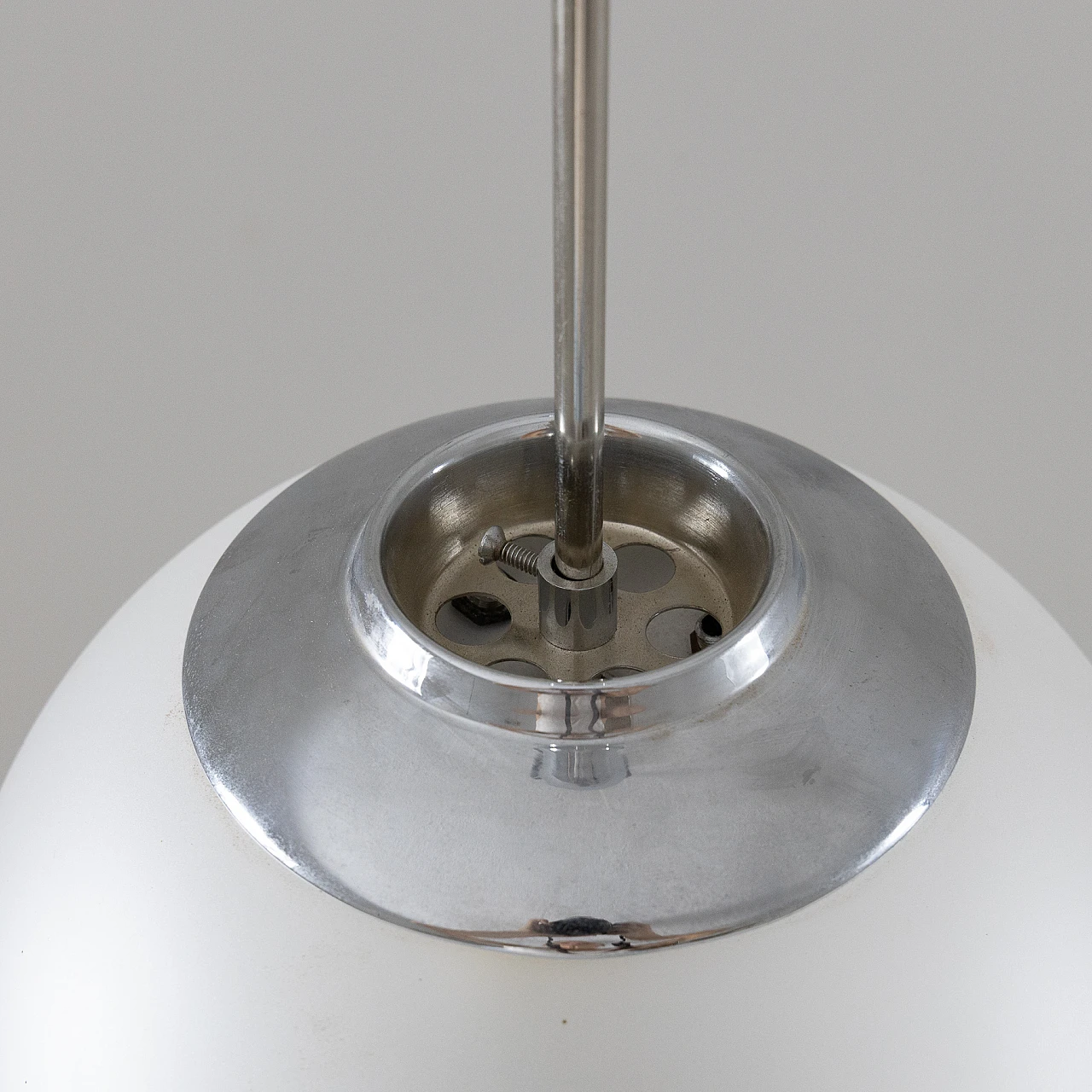 Satin LS2 Pallone chandelier by L. Caccia Dominioni for Azucena 6