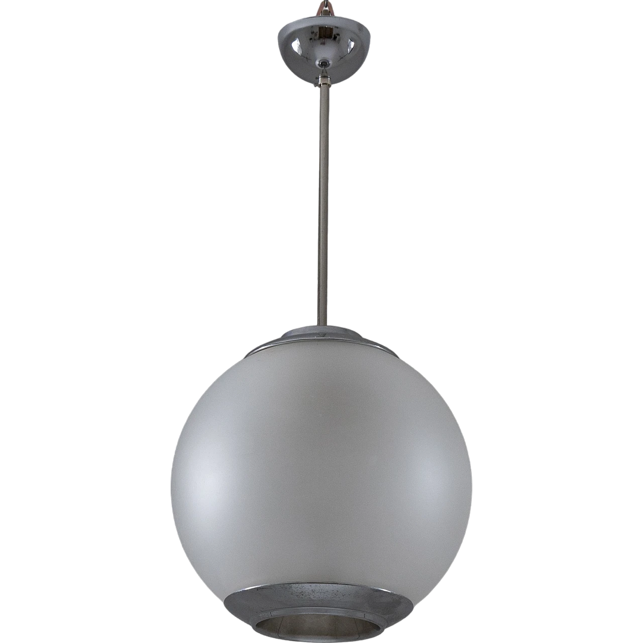 Satin LS2 Pallone chandelier by L. Caccia Dominioni for Azucena 8