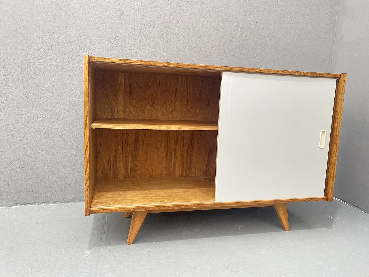 Credenza Mid Century U-452 di Jiří Jiroutek, anni '60, Cecoslovacchia 21