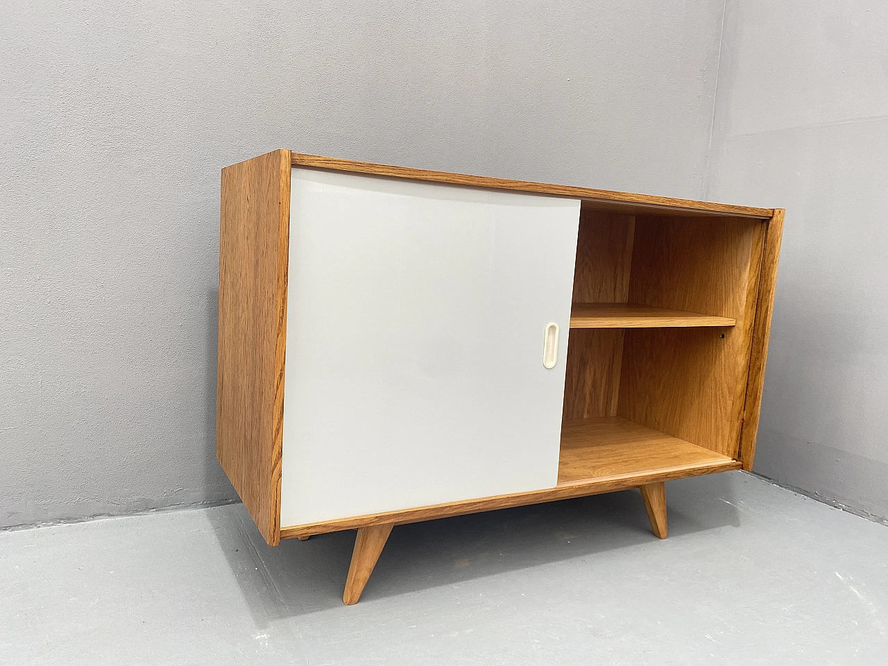 Credenza Mid Century U-452 di Jiří Jiroutek, anni '60, Cecoslovacchia 23