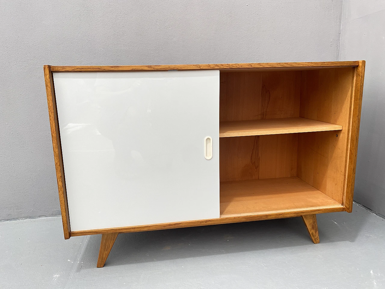 Credenza Mid Century U-452 di Jiří Jiroutek, anni '60, Cecoslovacchia 26