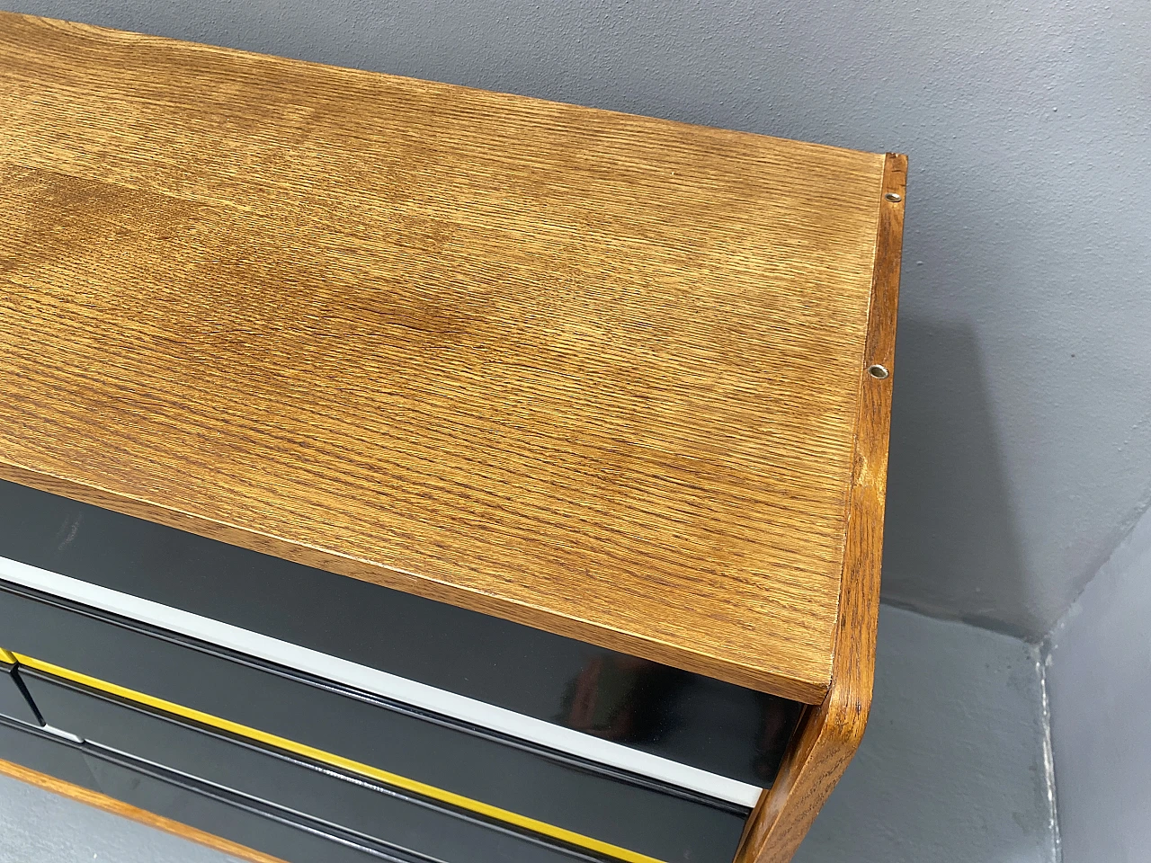 Mid century chest of drawers U-453 by Jiri Jiroutek, Czechoslovakia, 1 12