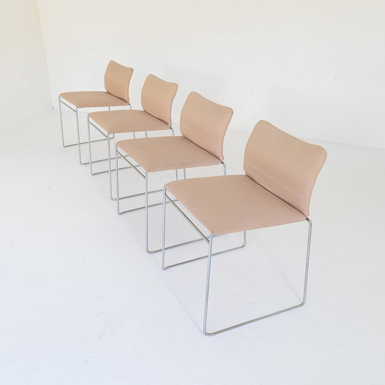 4 Maja chairs by Kazuhide Takahama for Gavina, 1970s 2