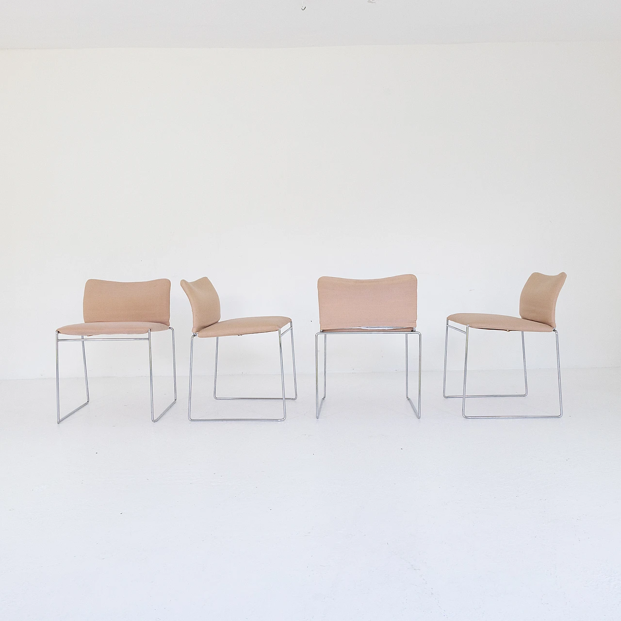 4 Maja chairs by Kazuhide Takahama for Gavina, 1970s 4