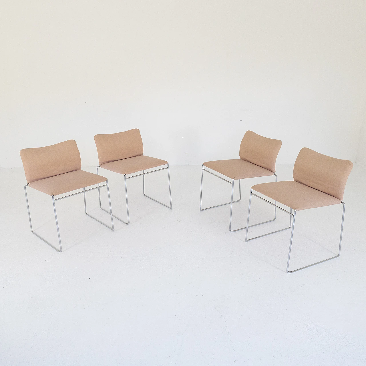 4 Maja chairs by Kazuhide Takahama for Gavina, 1970s 5